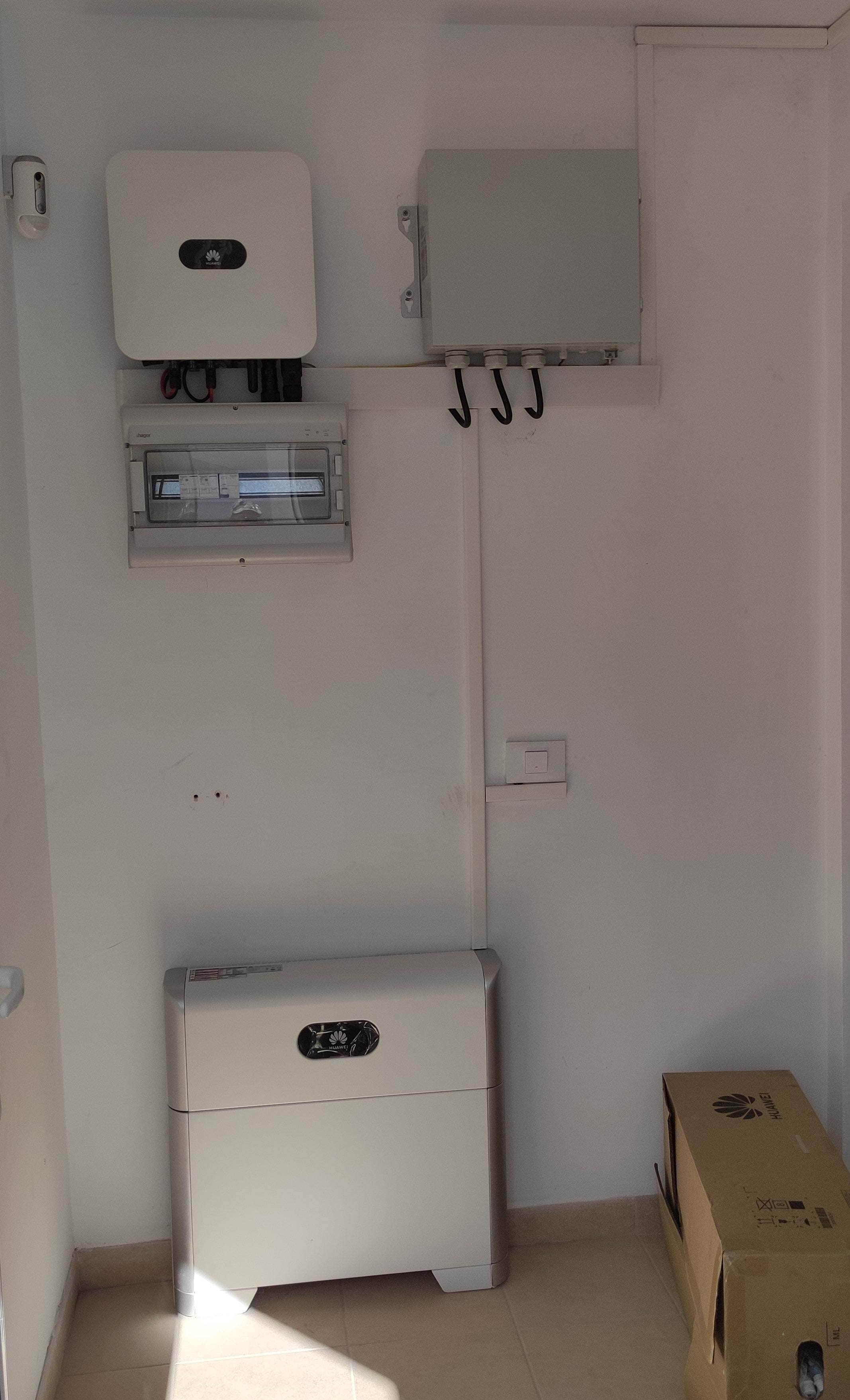 inversor solar y su bateria